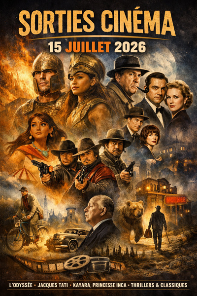 Sorties cinéma du mercredi 15 juillet 2026 Sorties cinéma du mercredi 15 juillet 2026