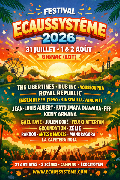 Festival Ecaussystème 2026 : une édition plus engagée, plus éclectique, plus puissante que jamais