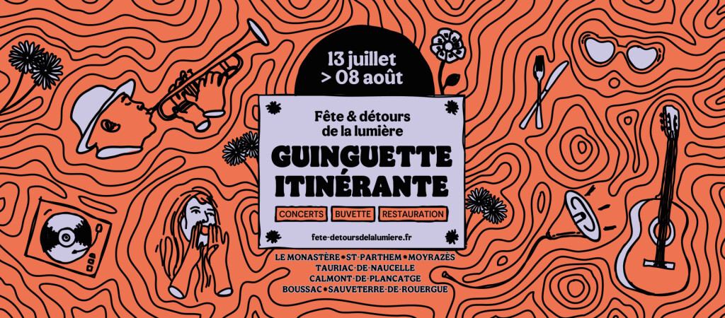 La Guinguette Itinérante revient cet été : un voyage musical et lumineux à travers l’Aveyron