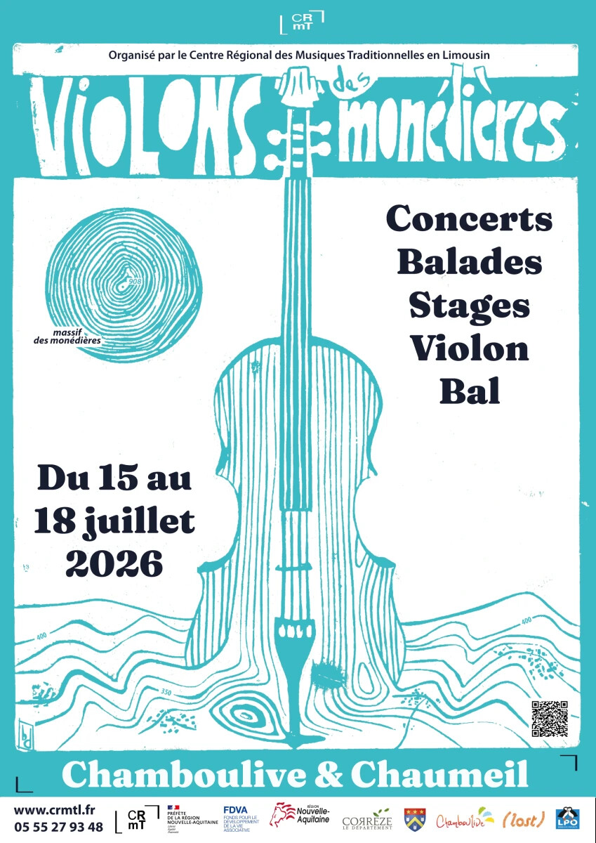 Violons des Monédières 2026 : quatre jours de musiques traditionnelles à Chamboulive