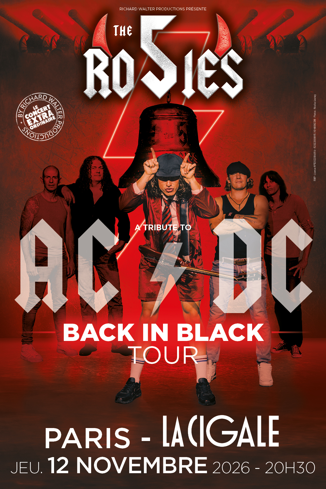 The 5 Rosies : le Back in Black Tour fait résonner l’esprit d’AC/DC en France
