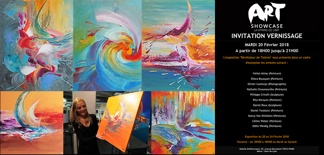Exposition "Révélateur de Talents" avec Eliora Bousquet, Artiste-Peintre Exposition "Révélateur de Talents" avec Eliora Bousquet, Artiste-Peintre