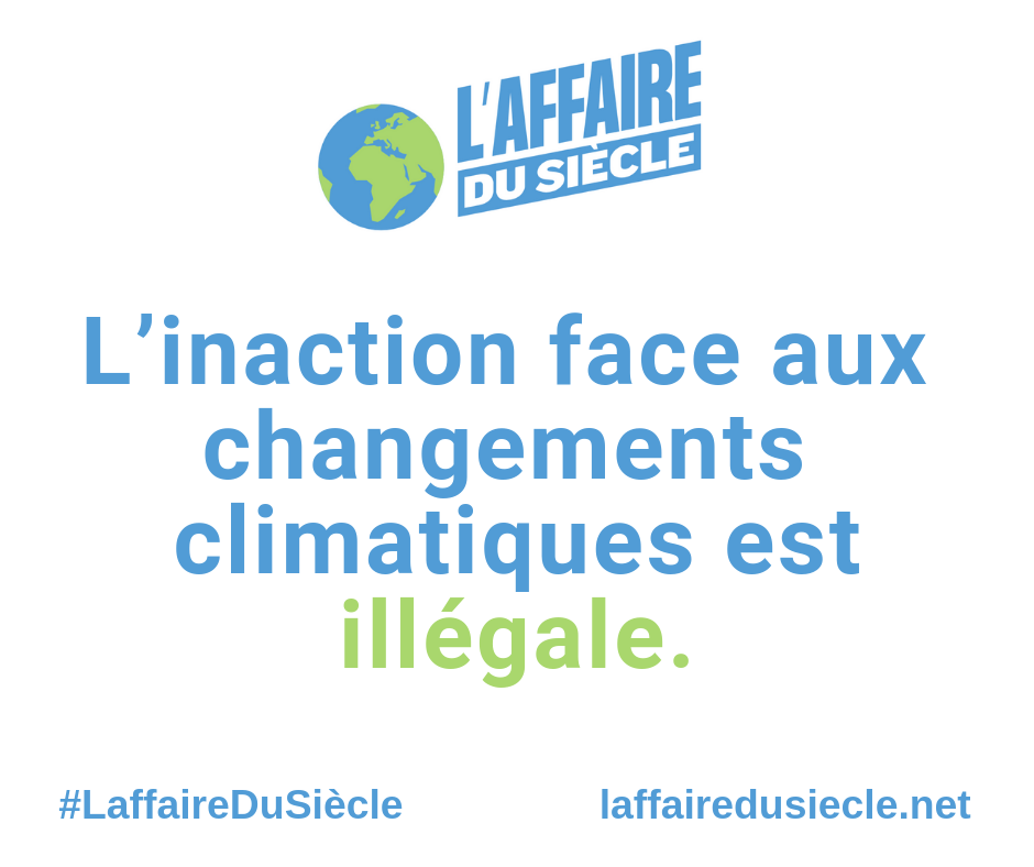 C'est l'Affaire du Siècle. On attaque l'État français en justice, et on a besoin de toi pour gagner ►  C'est l'Affaire du Siècle. On attaque l'État français en justice, et on a besoin de toi pour gagner ►