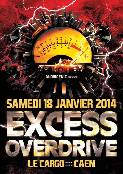 18/01/2014 EXCESS OVERDRIVE@Caen w/ Radium, Hellfish…