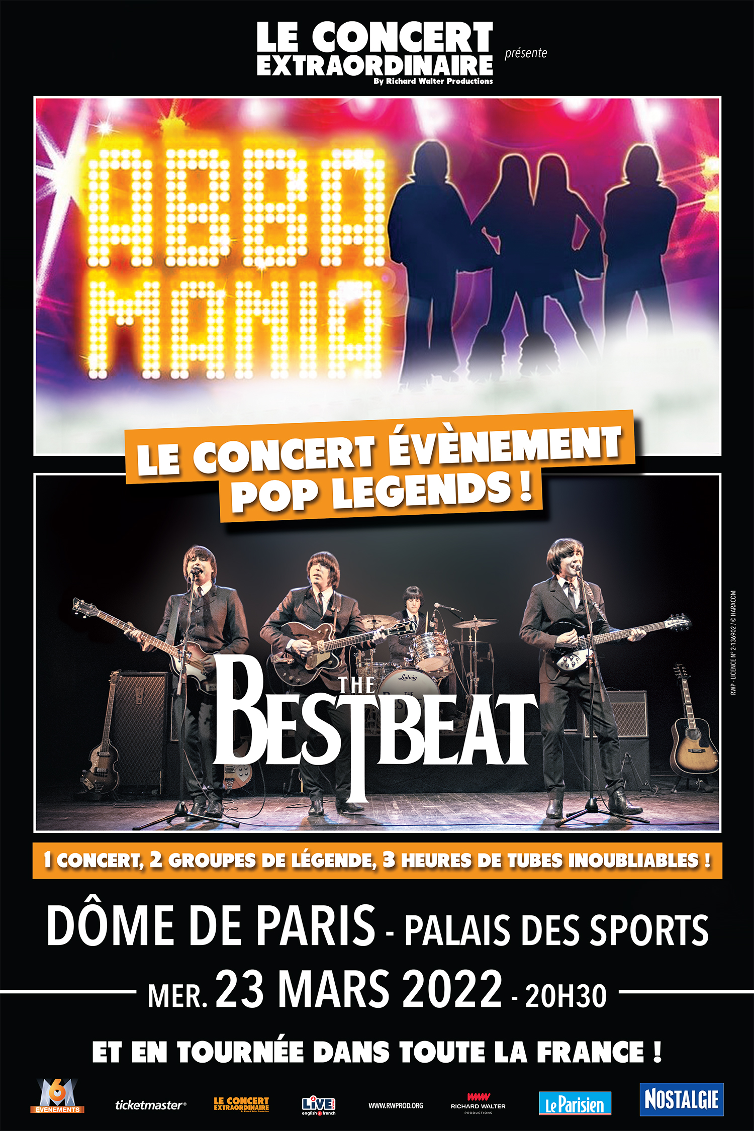 The Bestbeat et Abba Mania en tournée française en 2022 The Bestbeat et Abba Mania en tournée française en 2022
