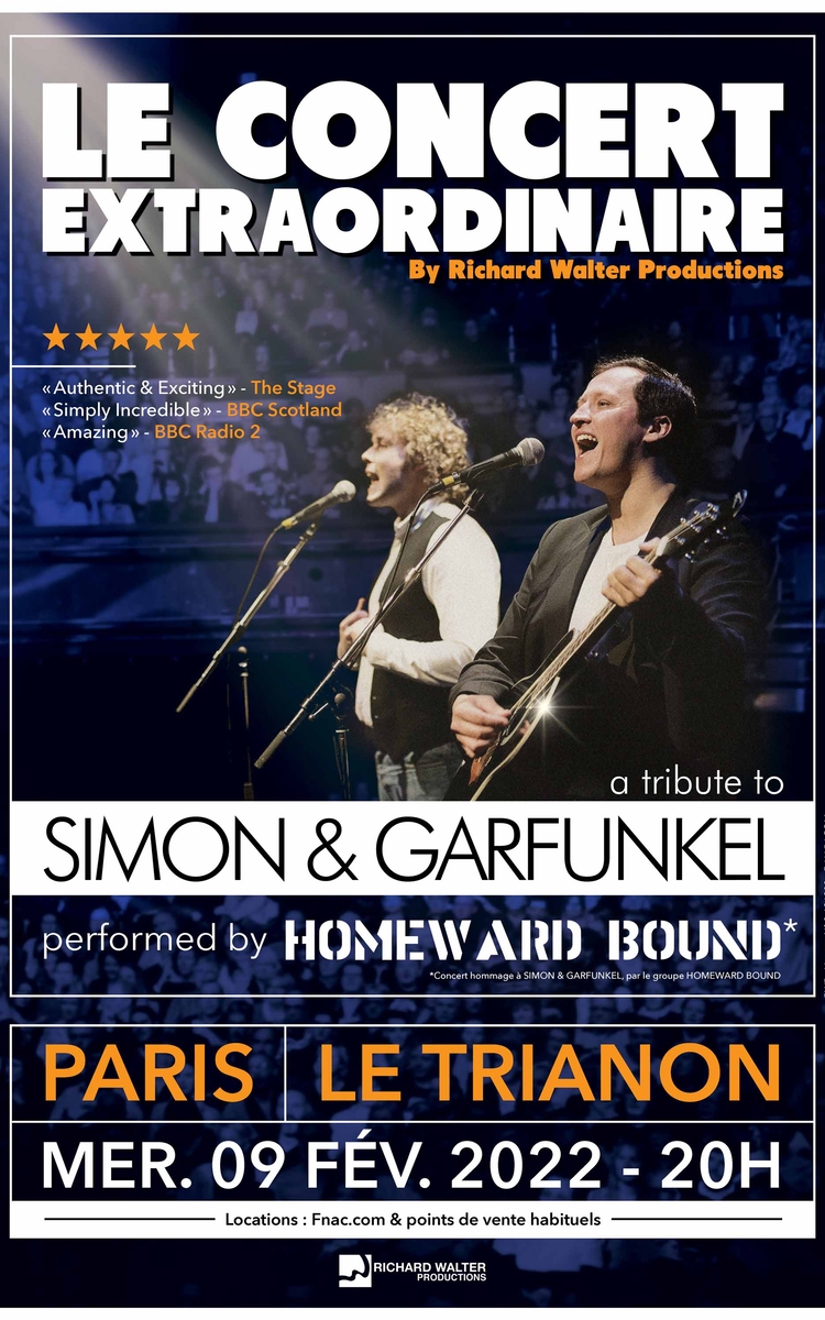 Homeward Bound chante Simon & Garfunkel le 09 février 2022 au Trianon à Paris