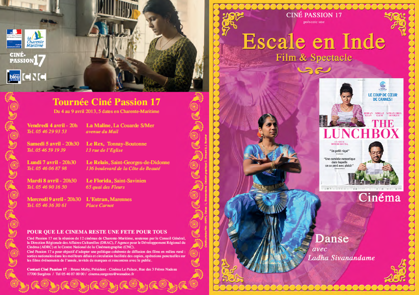 Escale en Inde lundi 7 avril à 20h30