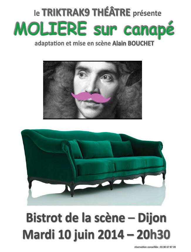 Molière sur canapé - Triktrak 9 Théâtre Création