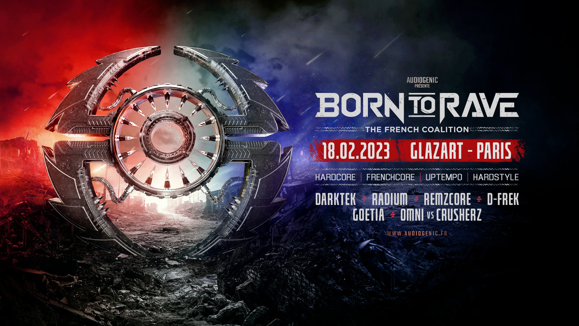 18/02/23 – BORN TO RAVE – GLAZART – PARIS – HARD MUSIC