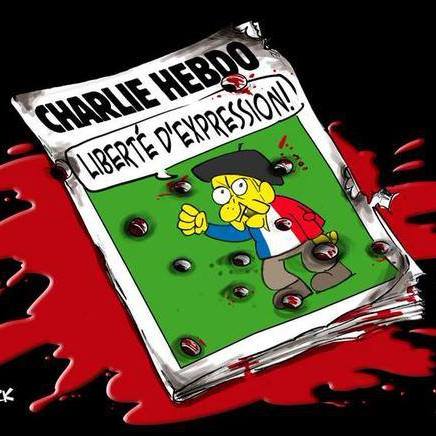 La caricature d'@ygreck : «Charlie Hebdo : liberté d'expression !» http://www.journaldemontreal.com/