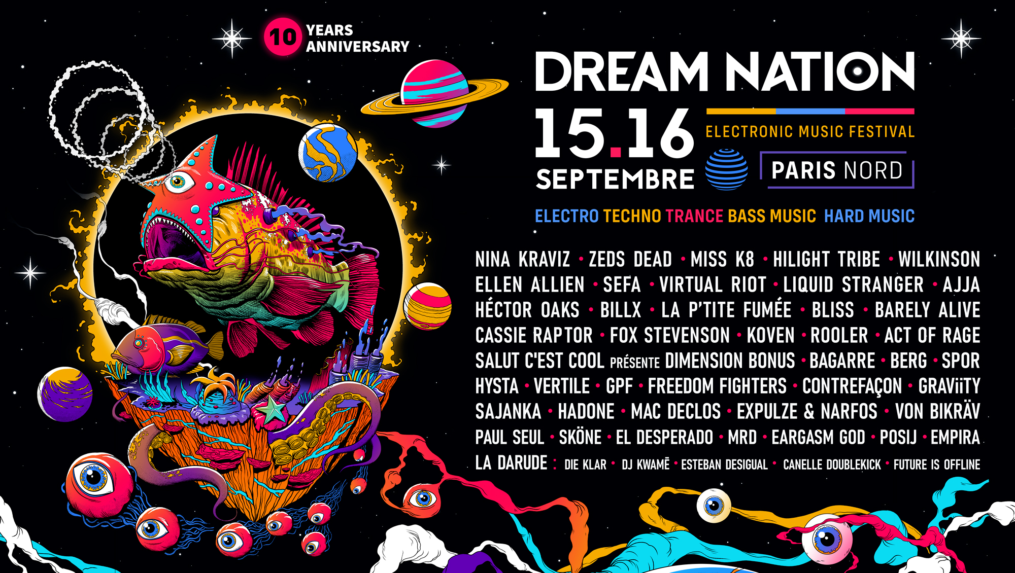 15 & 16 septembre 2023 – FESTIVAL DREAM NATION – PARIS NORD