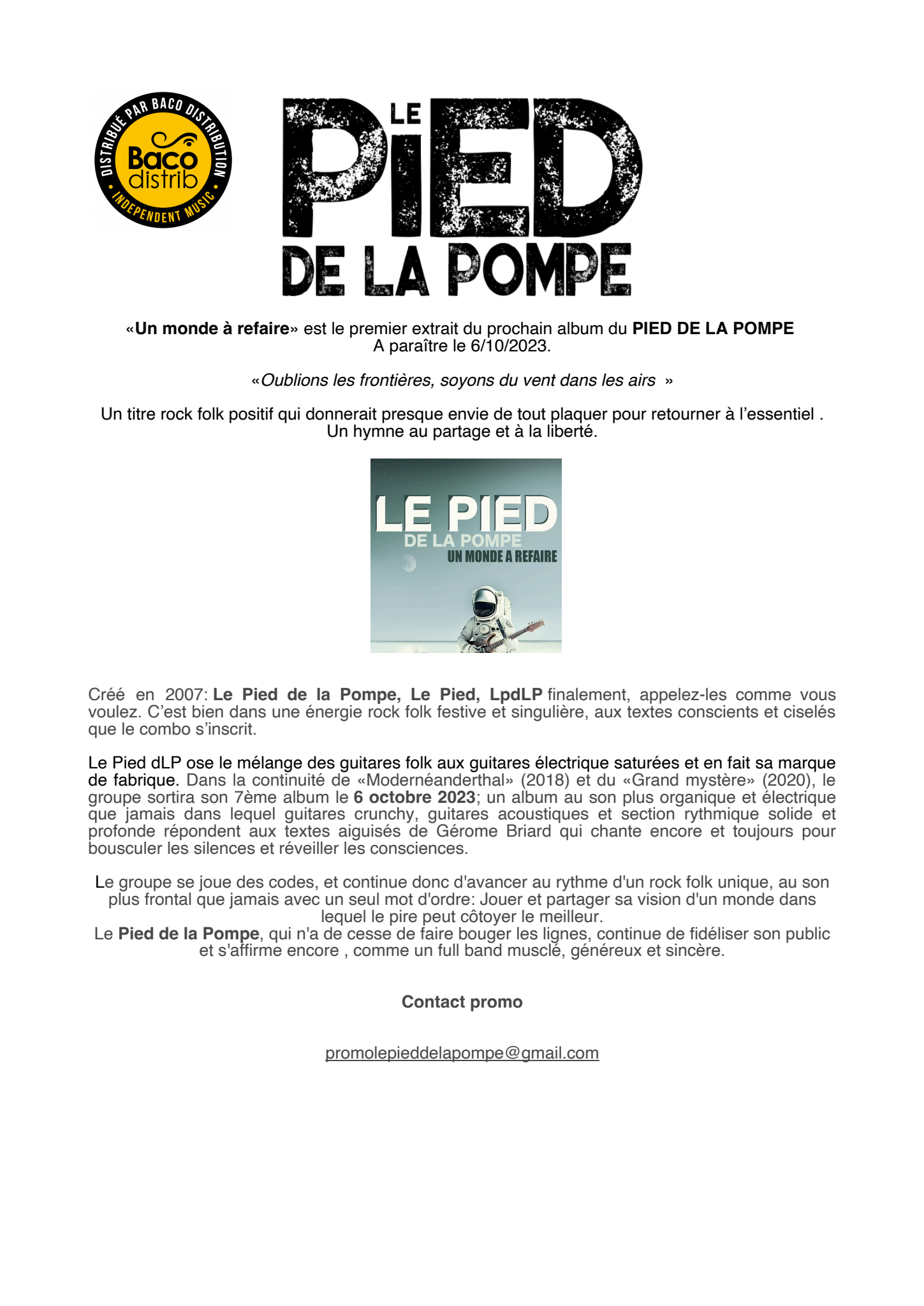 Le Pied de la Pompe (rock folk)