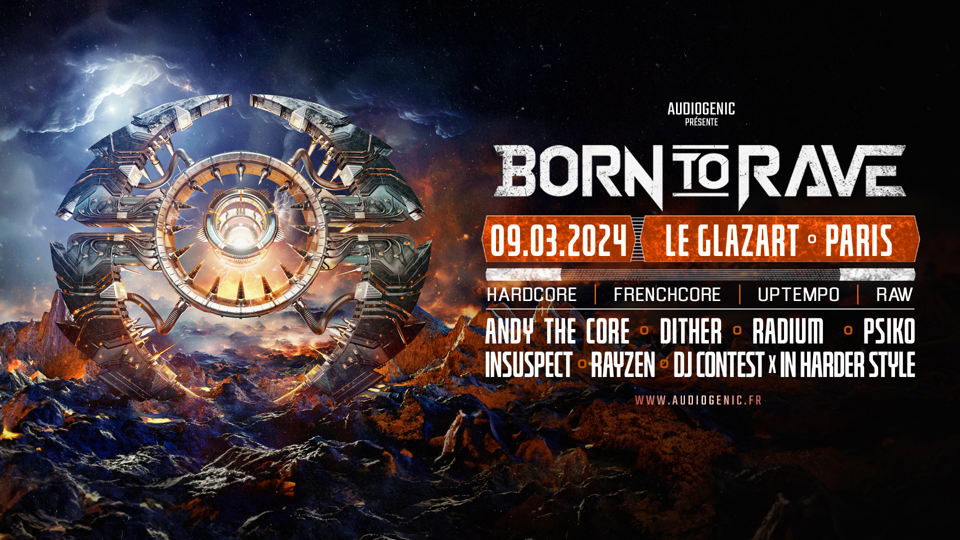 09/03/24 – BORN TO RAVE – GLAZART – PARIS – HARD MUSIC 09/03/24 – BORN TO RAVE – GLAZART – PARIS – HARD MUSIC
