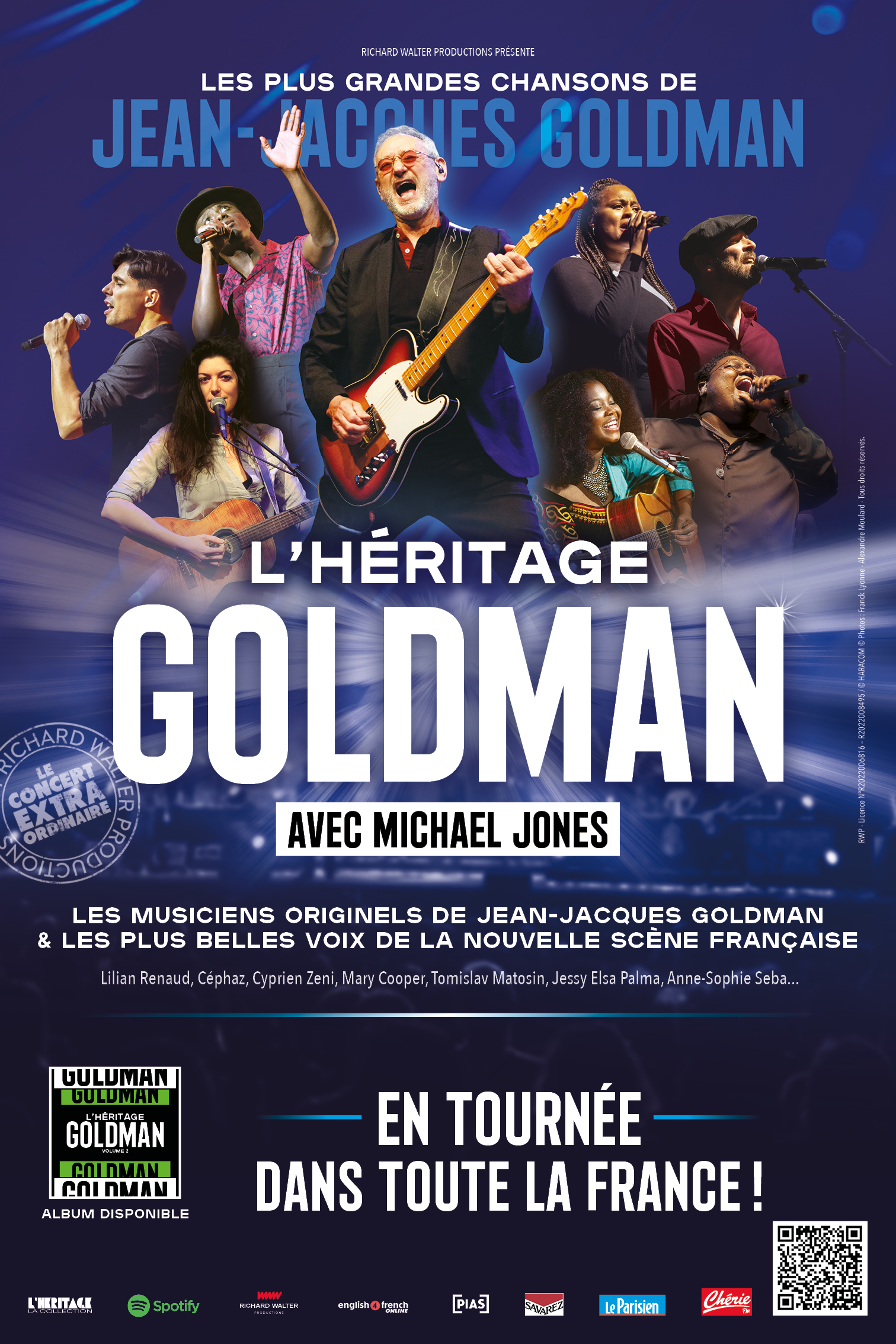 L'Héritage Goldman repart en tournée 2024 et sera au Dôme de Paris le 10/10/2024 L'Héritage Goldman repart en tournée 2024 et sera au Dôme de Paris le 10/10/2024