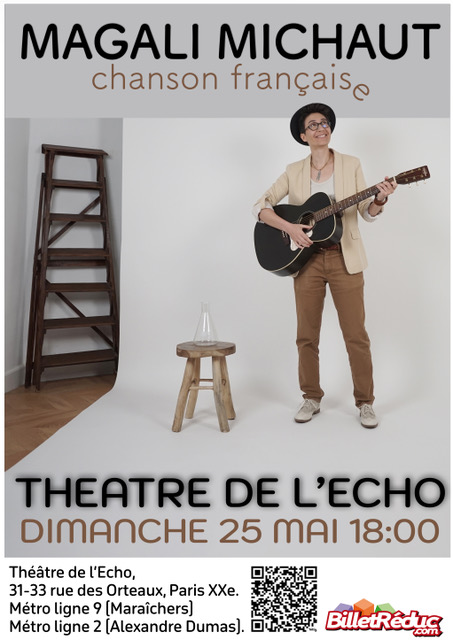 Magali Michaut dévoile son EPK avant son concert parisien le 25/05 au Théâtre de l'Echo