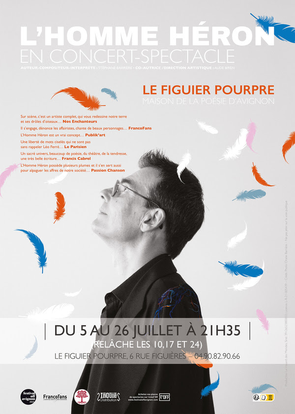 L'Homme Héron, la révélation chanson au Festival d'Avignon, avec l'album Drôles d'Espèces