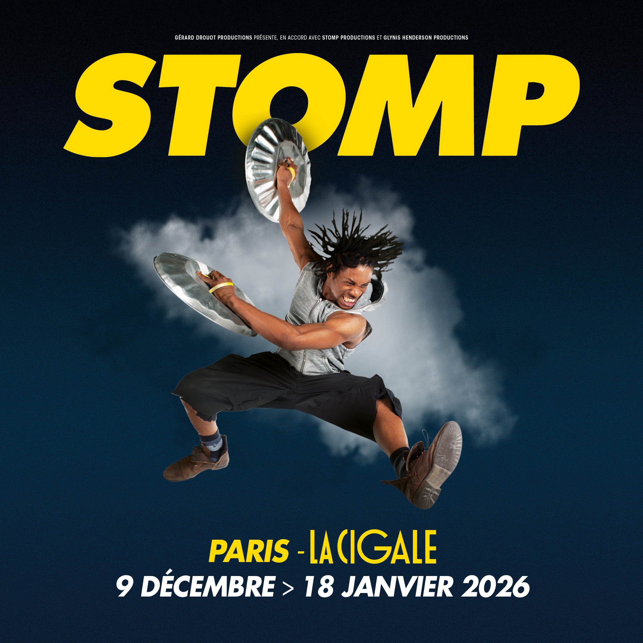 STOMP s'aarête un mois à La Cigale à Paris pendant les fêtes