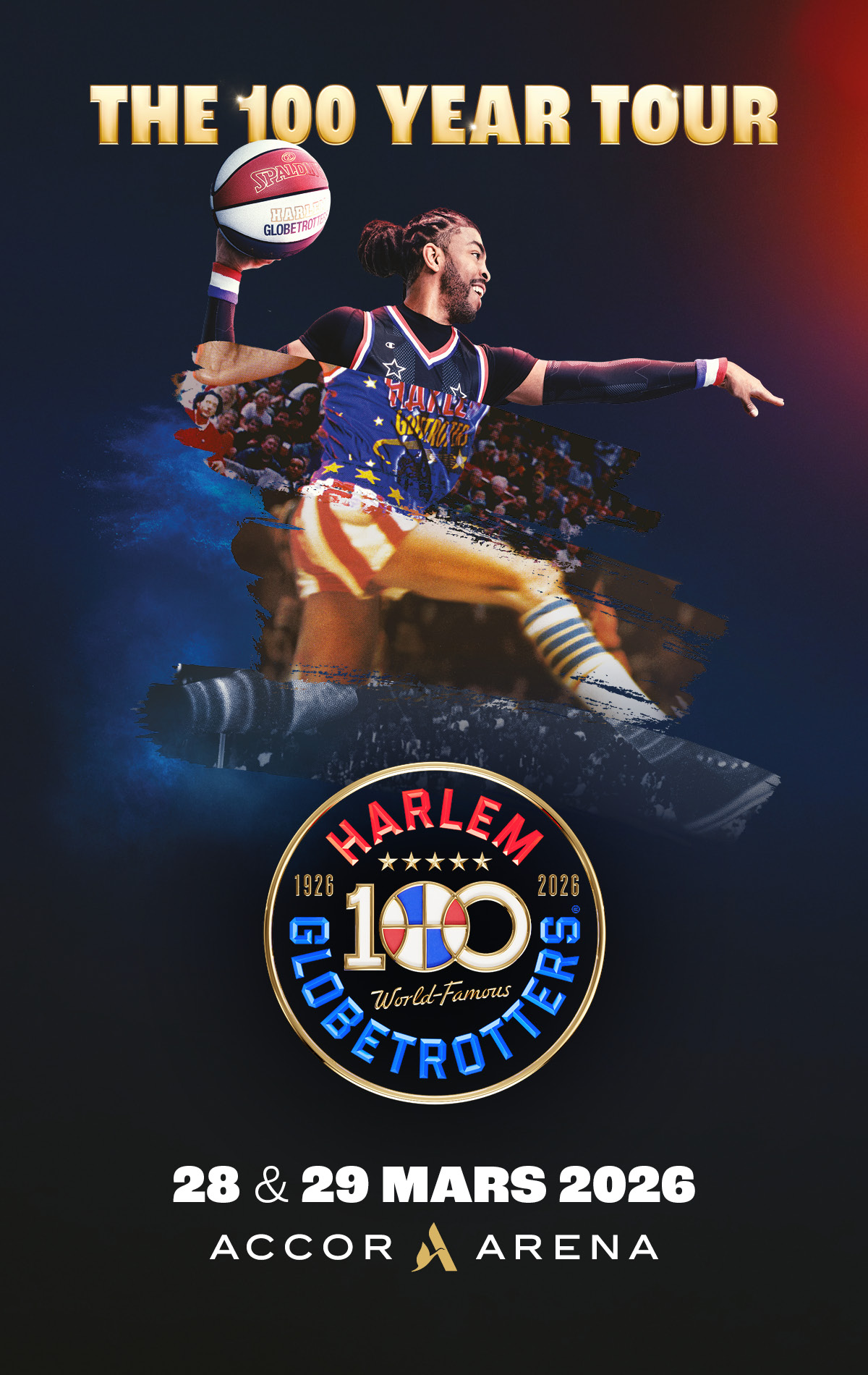 Les Harlem Globetrotters à l’Accor Arena à Paris les 28 et 29 mars 2026