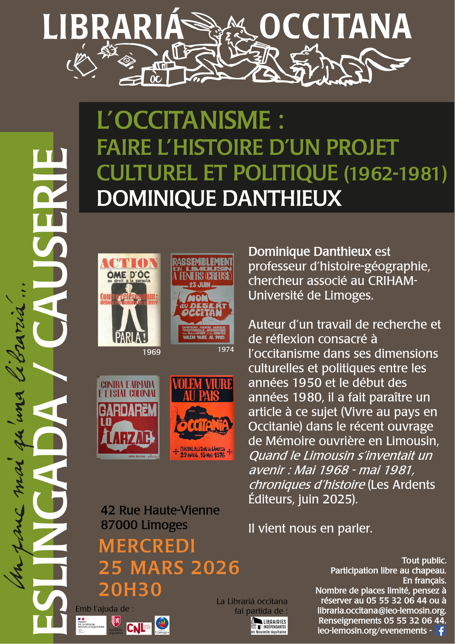 Limòtges – Une soirée pour comprendre l’occitanisme