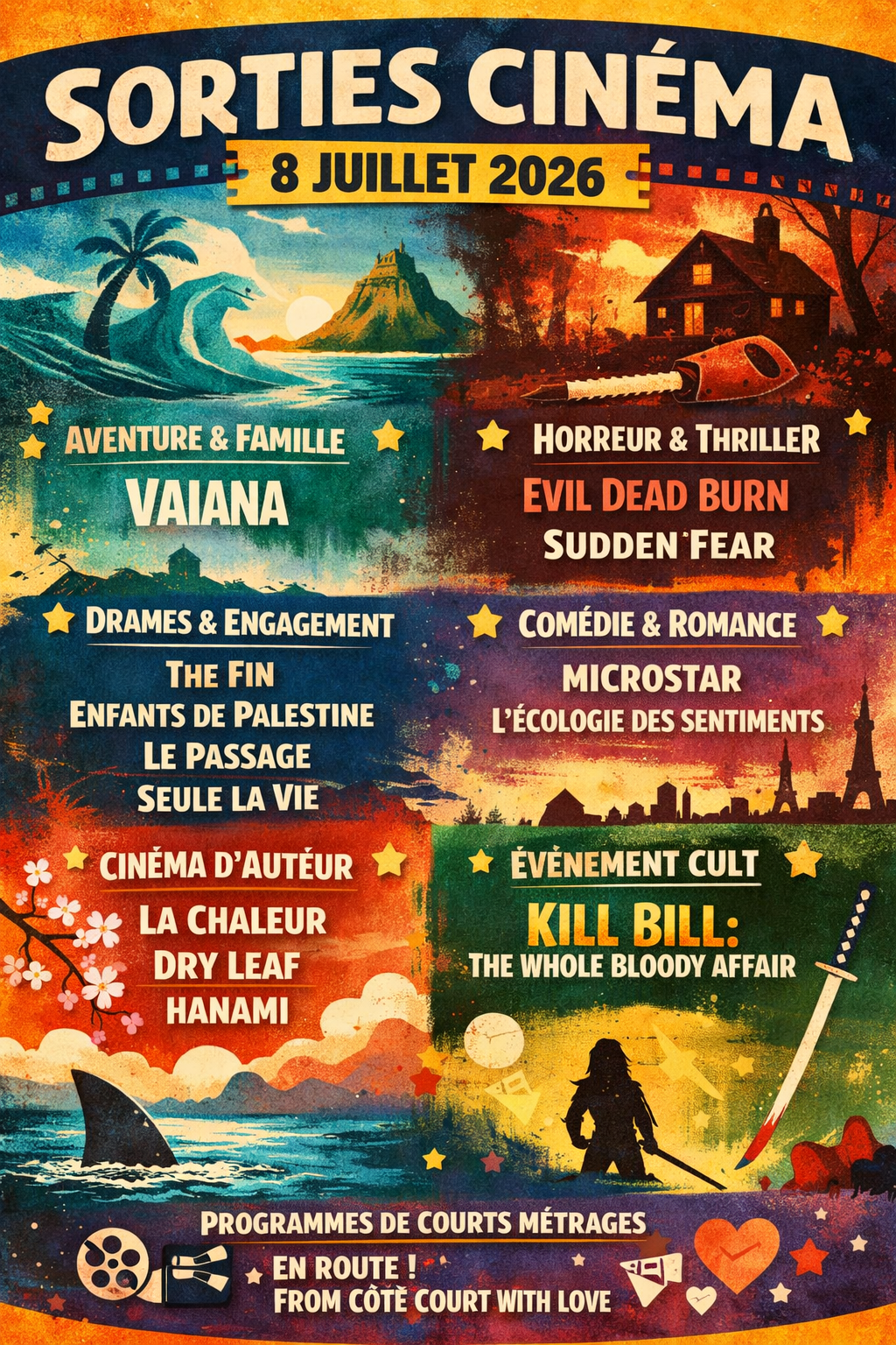 Sortie du 8 juillet au cinema