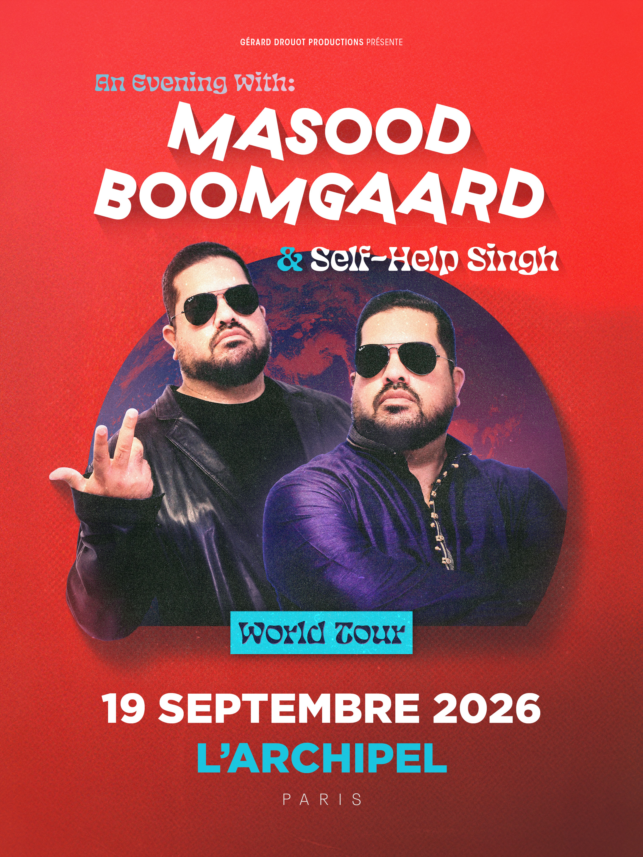 Masood Boomgaard débarque à Paris avec son spectacle « Self-Help Singh »