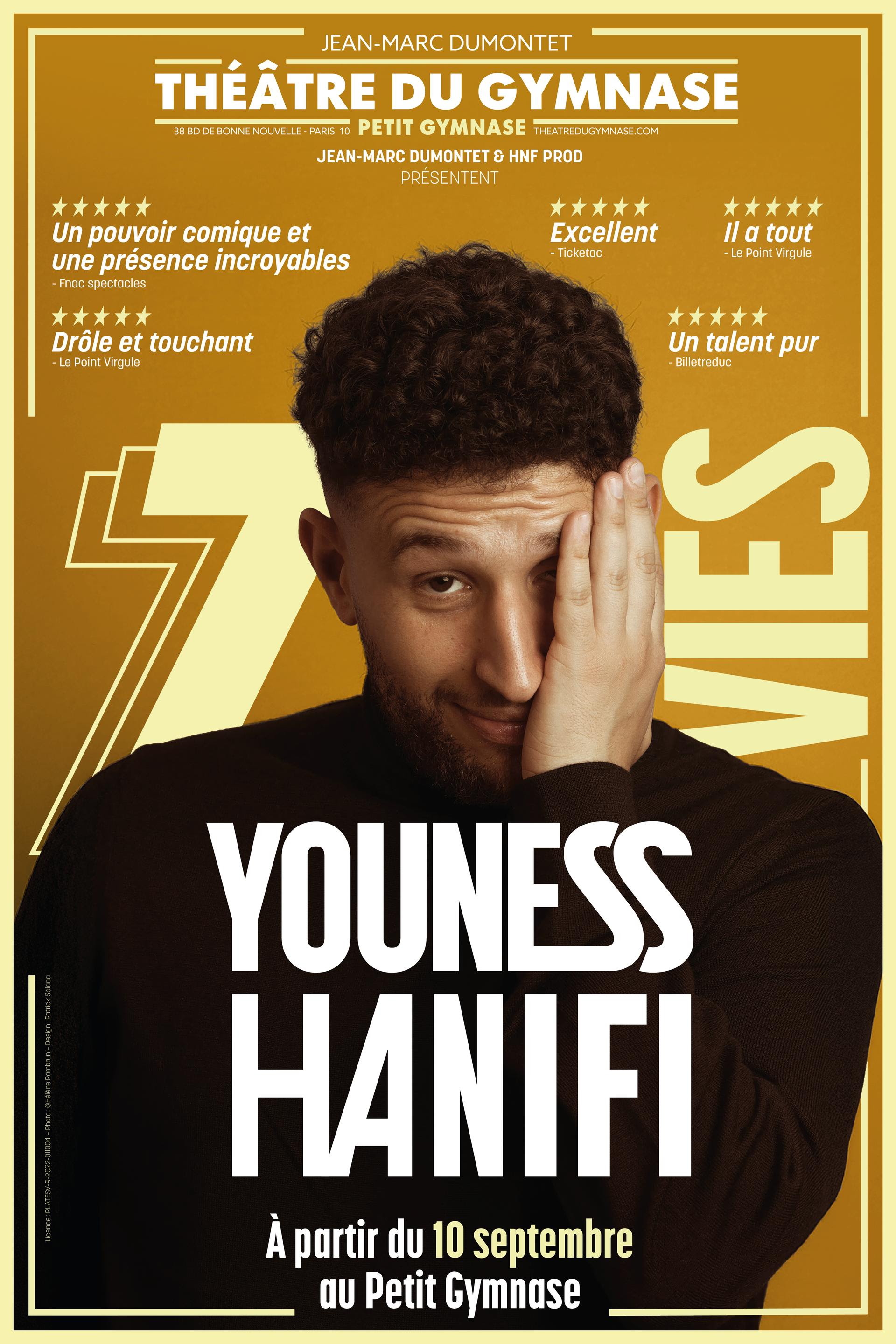 Youness Hanifi débarque au Théâtre du Gymnase