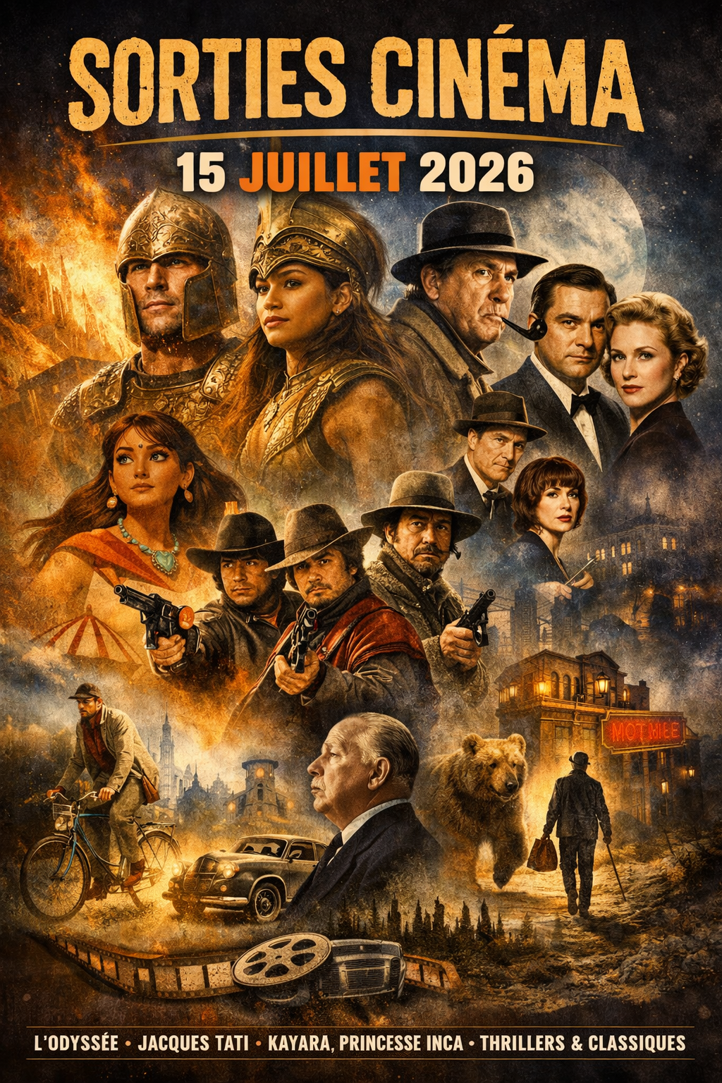 Sorties cinéma du mercredi 15 juillet 2026 
