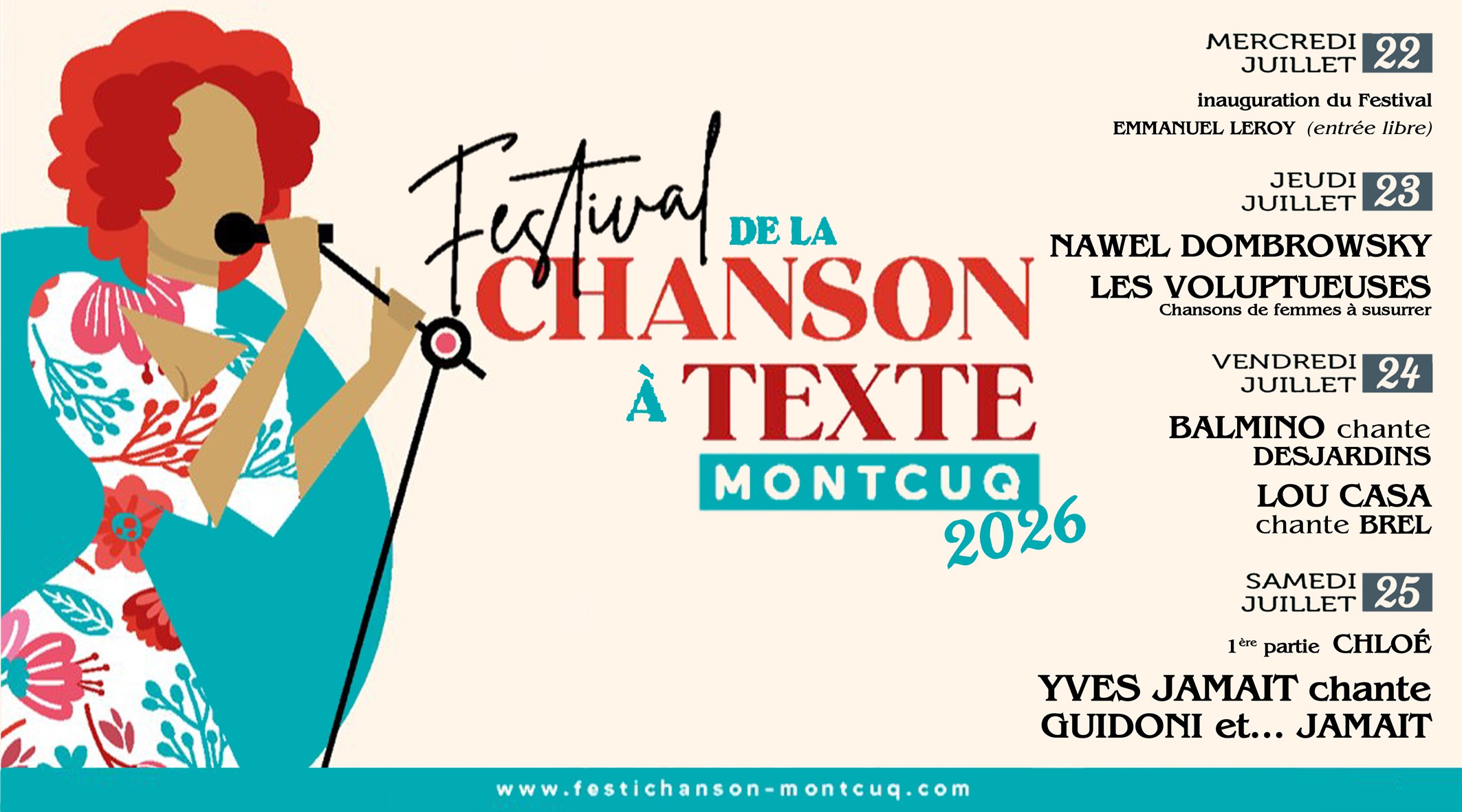 Montcuq 2026 : le Festival de la Chanson à Texte revient avec une édition d’une intensité rare