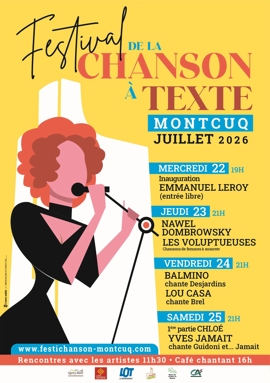 Montcuq 2026 : le Festival de la Chanson à Texte revient avec une édition d’une intensité rare