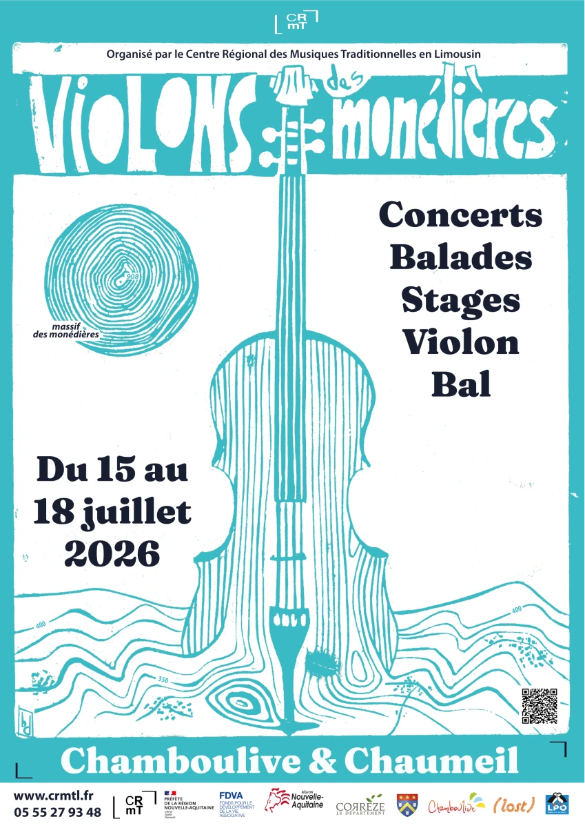 Violons des Monédières 2026 : quatre jours de musiques traditionnelles à Chamboulive