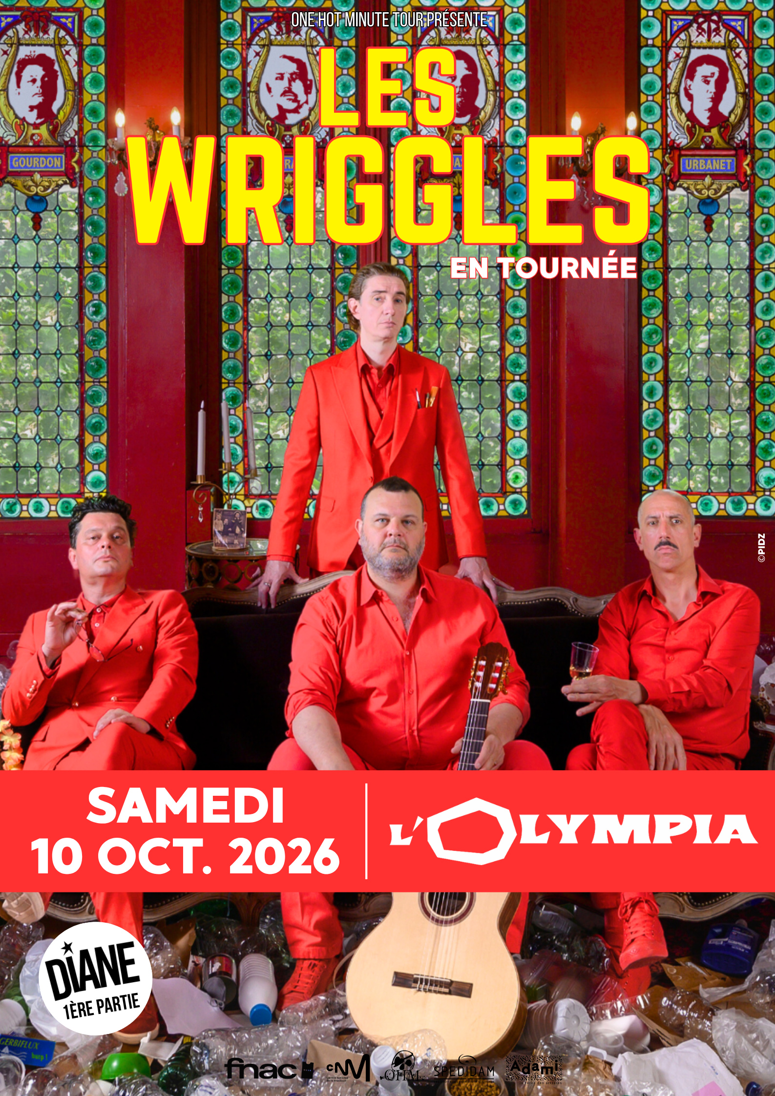 Les Wriggles feront vibrer L’Olympia le 10 octobre 2026 avant de poursuivre leur route