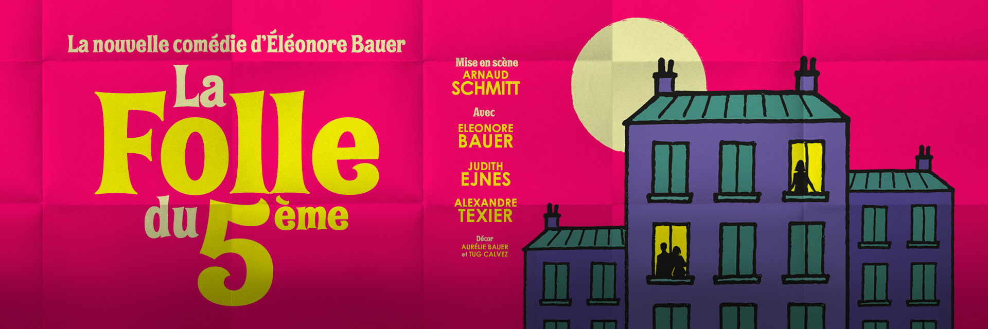 « La folle du 5ème ! : la nouvelle comédie d'Eléonore Bauer s'installe au Petit Gymnase »