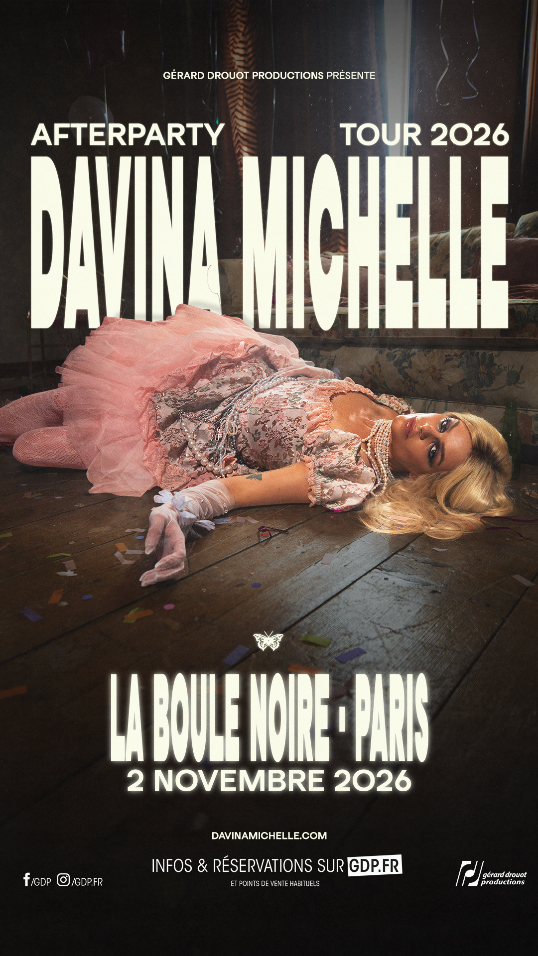 Davina Michelle à Paris : un rendez-vous pop à La Boule Noire