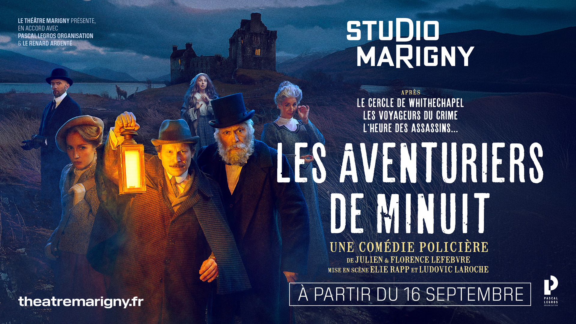 Théâtre : Jules Verne et Arthur Conan Doyle mènent l'enquête dans « Les Aventuriers de Minuit