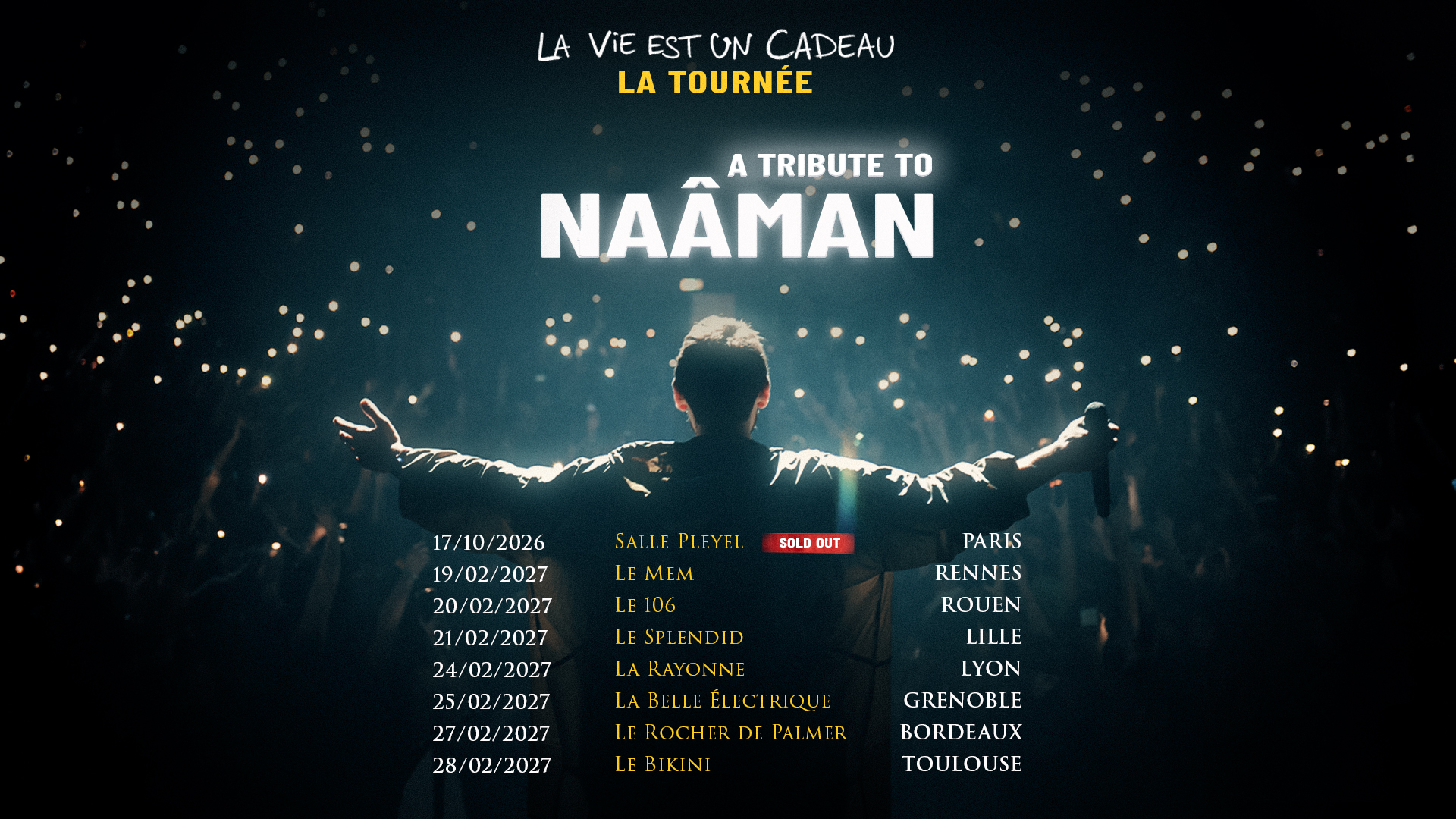 Tribute à Naâman : « La Vie est un Cadeau » devient une tournée hommage à travers la France