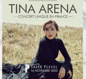 Tina Arena en concert Salle Pleyel à Paris le 16/11/2023