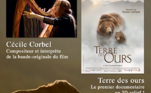 Lundi 26 mai à 20h30 : 1 concert Cécile Corbel / 1 film Terre des Ours