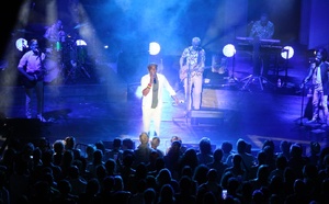 Rencontre à Objat avec Y. Noah pour son concert.