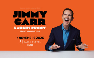 Jimmy Carr à Pleyel avec son stand up Laughs Funny en novembre