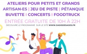 Fête des Âgité·es &amp; Portes Ouvertes d’Été à l’Oasis des Âges