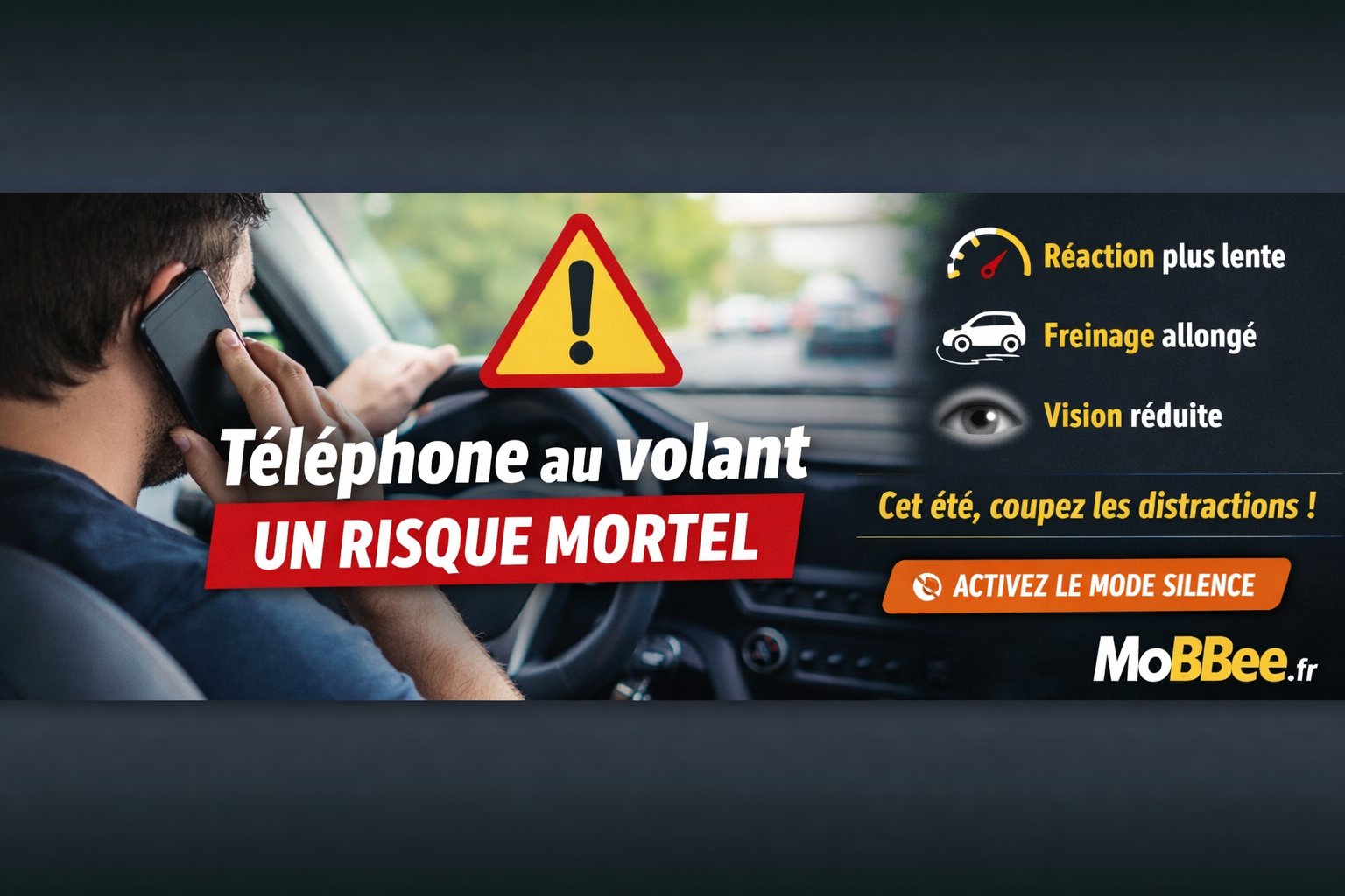 Spot de La prévention routière « Téléphone au volant », avec l’association Assurance Prévention